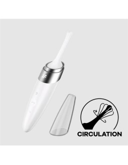 Twirling Delight Estimulador Giratorio Blanco