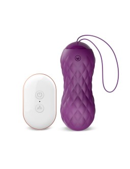 Nima Huevo Vibrador con Movimiento Wave Control Remoto USB Silicona Purpura 2