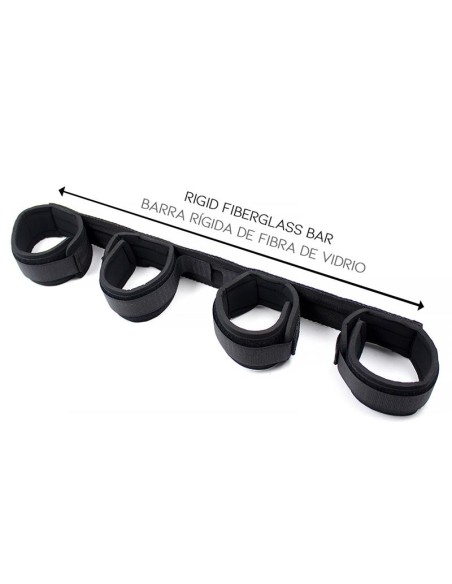 Barra Espaciadora con Barra Rigida y Esposas con Esponja