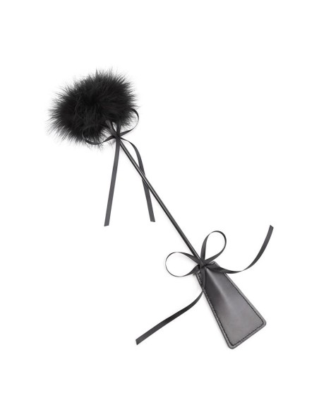 Plumero y Fusta 2 en 1 49 cm Negro