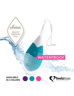 Anna Huevo Vibrador con Control Remoto USB Deep Green 2