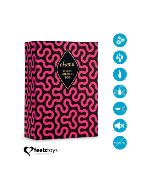 Anna Huevo Vibrador con Control Remoto USB Deep Green