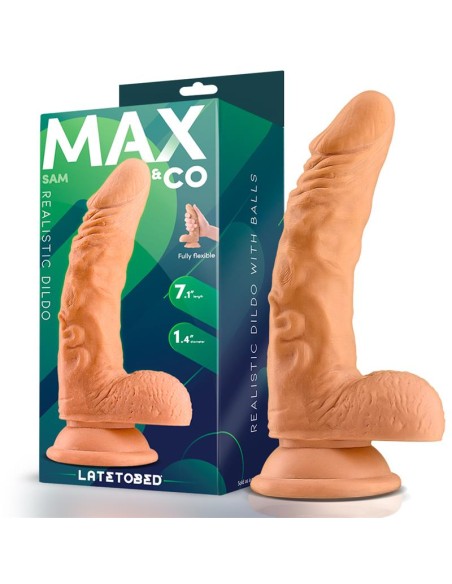 Sam Dildo Realista con Testiculos 71 Natural