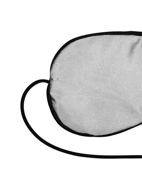 Antifaz Plateado y Negro con Elastico