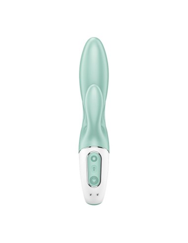 Vibrador con Funcion de Inflado Air Pump Bunny 5 con APP Satisfyer Connect