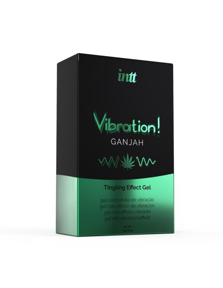 Gel Vibrador Efecto Calor Ganjah 15ml