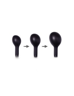 Plug Anal Inflable con Bomba Negro 2