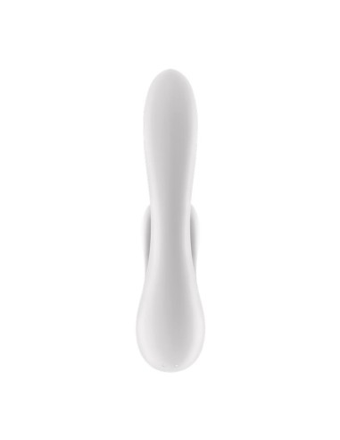 Double Flex Vibrador Punto G 3 Motores Satisfyer APP Connect Blanco