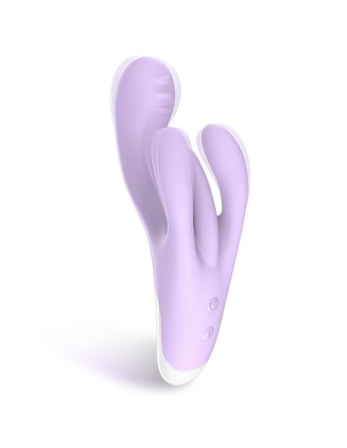 Brightlilac Vibrador Triple Motor Ergonomico USB Silicona