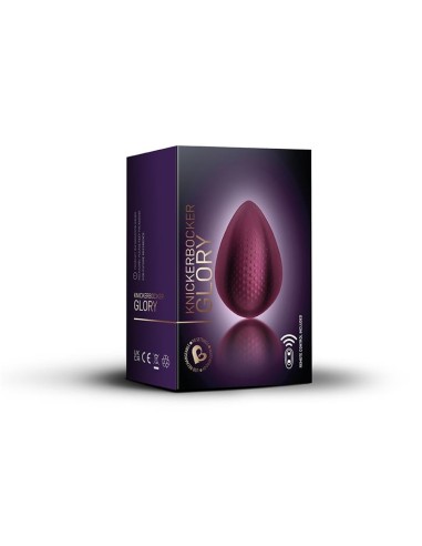 Estimulador de Braguita con Control Remoto Knickerbocker Glory Burgundy