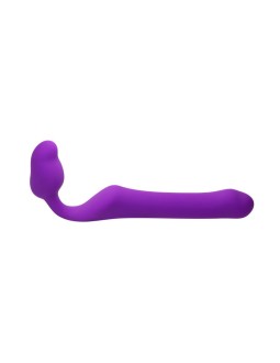 Queens M Dildo Strap On sin Tirantes Talla M Silicona Purpura