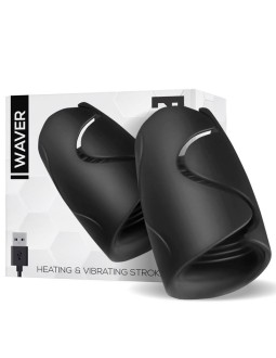 Waver Masturbador Masculino Funcion Calor y Vibracion Flexible USB Silicona