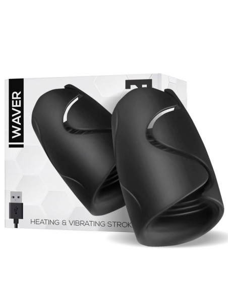 Waver Masturbador Masculino Funcion Calor y Vibracion Flexible USB Silicona