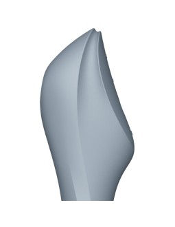 Curvy Trinity 3 Vibrador y Succionador Triple Estimulacion Bluegray 2