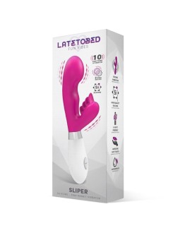 Sliper Vibrador Conejito Silicona Rosa 2