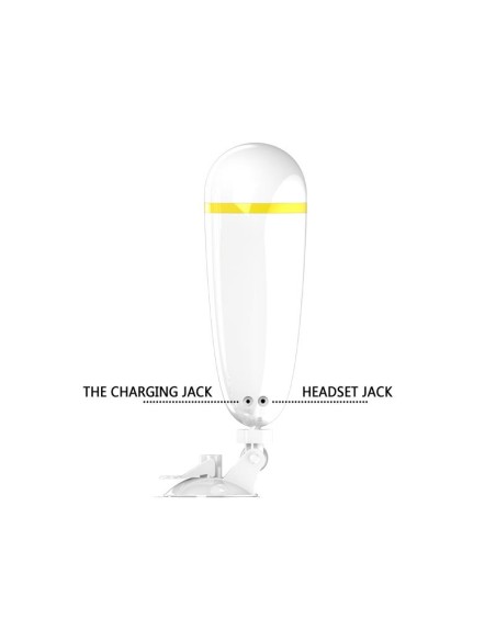 Pretty Love Masturbador Sally Blanco y Dorado