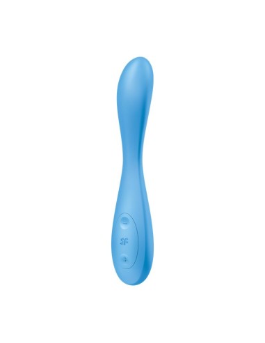 Vibrador G Spot Flex 4 con APP Satisfyer Connect Azul