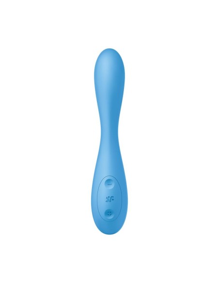 Vibrador G Spot Flex 4 con APP Satisfyer Connect Azul