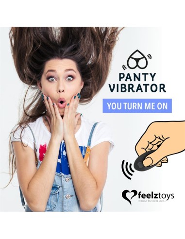 Panty Estimulador de Braguita con Control Remoto Negro