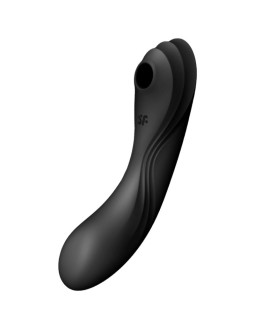 Curvy Trinity 4 Vibrador y Succionador 2 Motores Negro