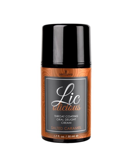 Lic o licius Crema Desensibilizante para la Garganta Caramelo Salado 50m