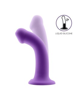 Bouncy Dildo Silicona Liquida Hiper Flexible 7 18 cm Talla M Purpura 2