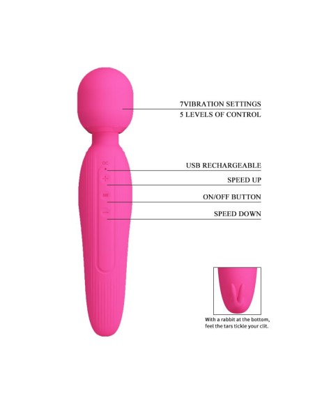 Curtis Masajeador con Estimulador de Clitoris