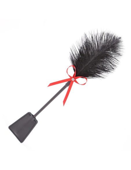 Plumas y Pala 2 en 1 36 cm Negro Rojo