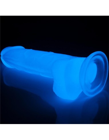 Dildo Lumino 75 Luz Azul