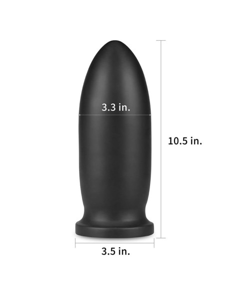 Dildo King Sized Anal Bomber 9 Negro