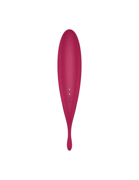 Twirling Pro Succionador y Vibrador APP Satisfyer Connect Dark Red