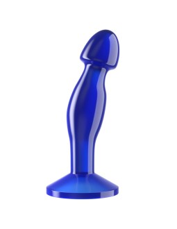 Plug Anal Flawless Azul Transparente 65