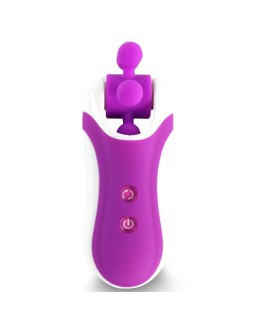 Clitella Estimulador Sexo Oral con Accesorios Purpura 2