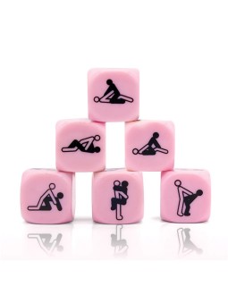Dado Kamasutra Pictogramas 6 Posturas 25 mm 2