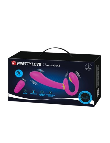 Thunderbird Vibrador para Parejas sin Arnes con Control Remoto
