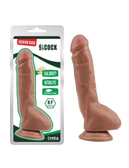 Dildo Dual Density Fashion Dude 23 x 43 cm Bronceado