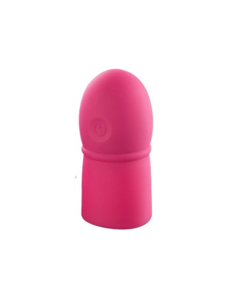 Super Striker Funda para el Pene con Vibracion Rosa