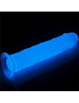 Dildo Lumino 8 Luz Azul 2
