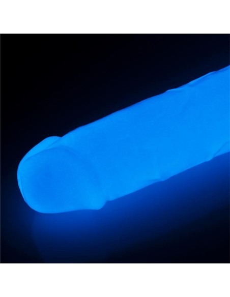 Dildo Lumino 8 Luz Azul