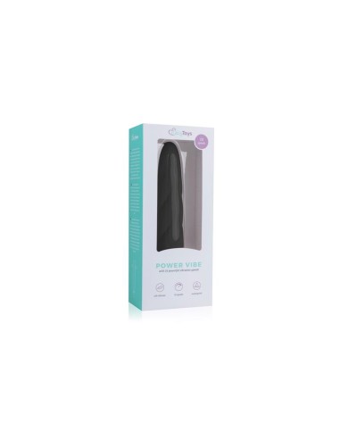 Vibrador Silicona Negro