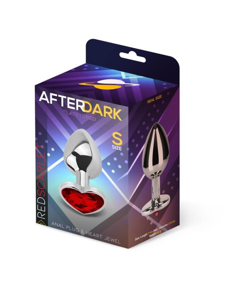 Plug Anal Joya de Corazon Red Scarlet Talla S