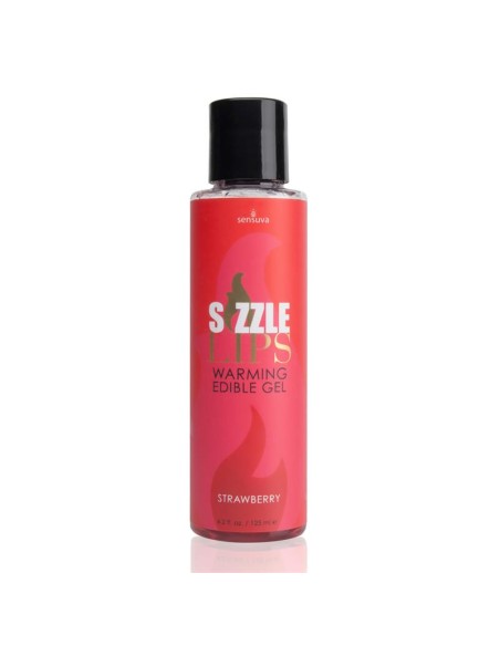 Sizzle Lips Gel Besable Efecto Calor Sabor Fresa 125 ml
