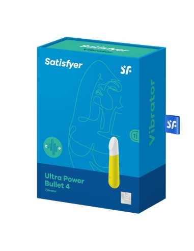 Ultra Power Bullet 4 Bala Vibradora Amarilla