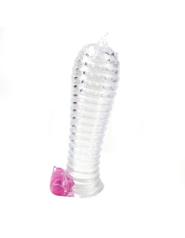Funda para el Pene con Vibracion Transparente