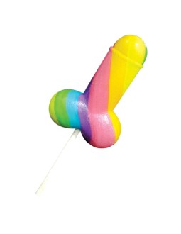 Piruleta Forma de Pene Multicolor 2