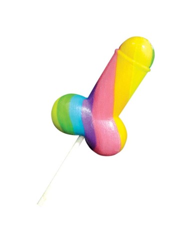 Piruleta Forma de Pene Multicolor