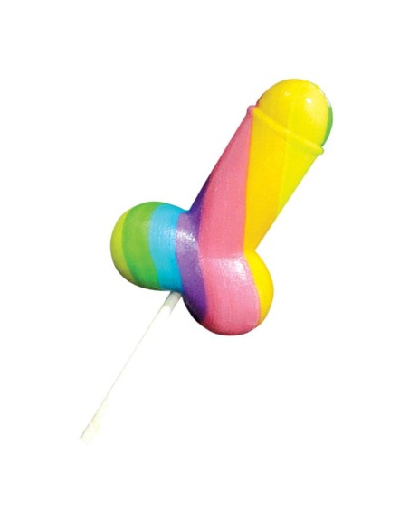 Piruleta Forma de Pene Multicolor