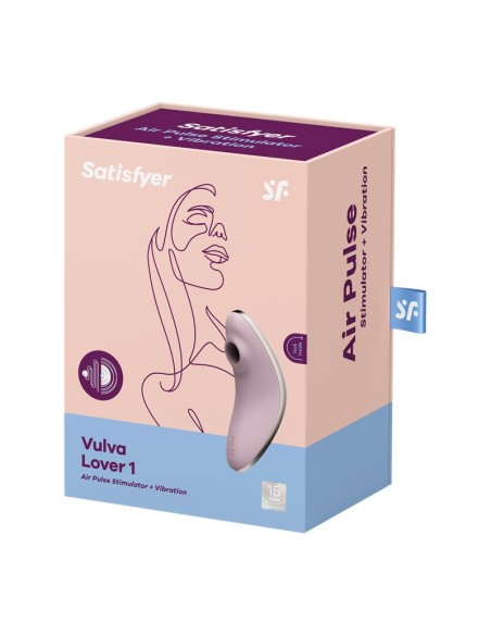 Succionador de Clitoris y Vibracion Vulva Lover 1 Violeta