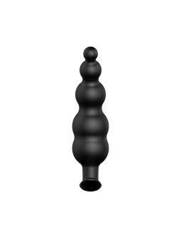 Plug Anal Burbujas Silicona Negro 2