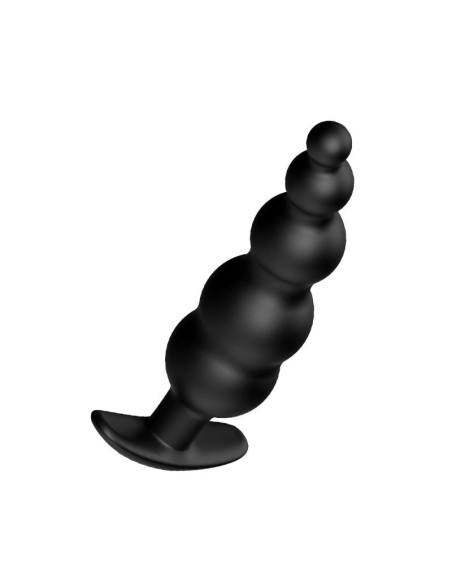 Plug Anal Burbujas Silicona Negro